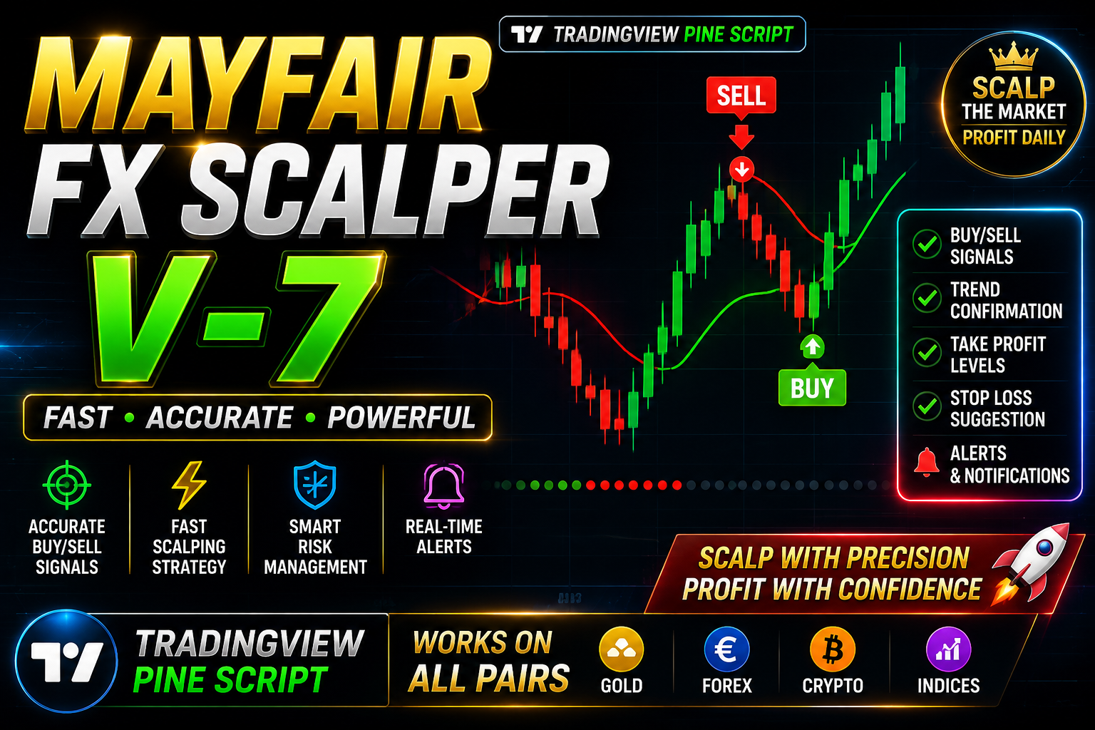 MAYFAIR FX SCALPER V-7 - MT5 indicator