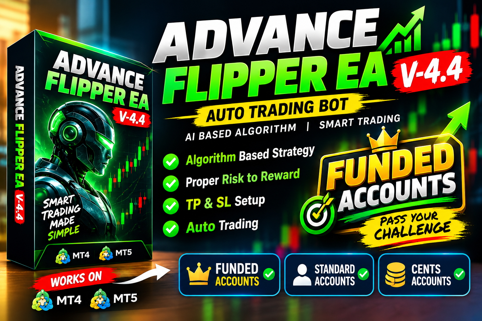 Advance Flipper EA V-4.4 - MT5 Expert Advisor