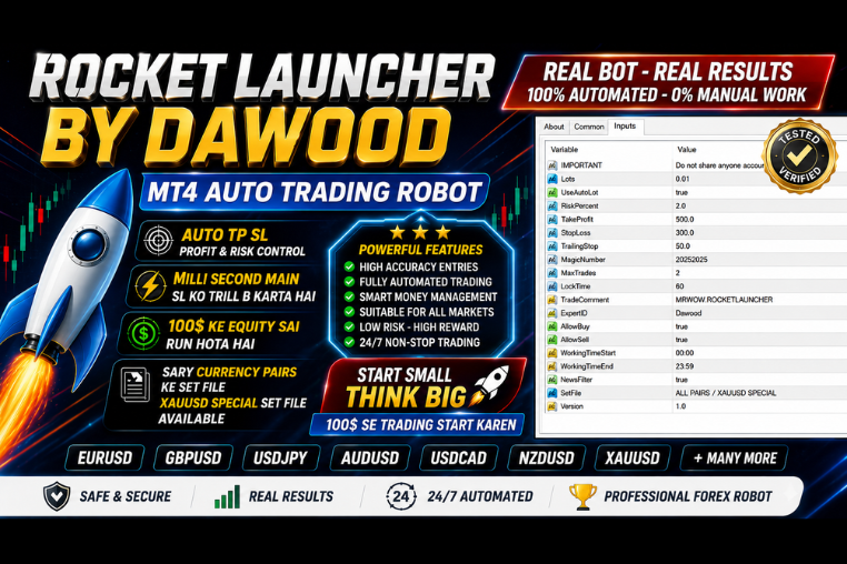 ROCKET LAUNCHER BY DAWOOD - MT5 Expert Advisor