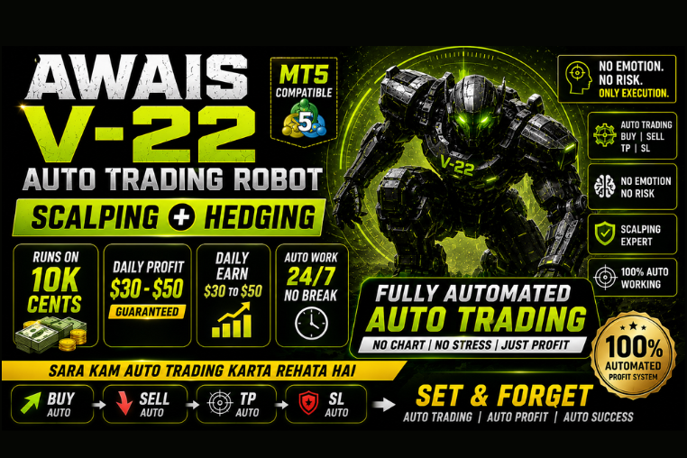AWAIS V-22 Auto Trading Robot - MT5 Expert Advisor